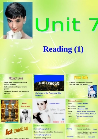 九年级英语上册(Unit 7 Films Reading 1)课件2 (新版)牛津版 课件