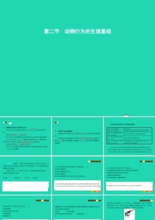 八年级生物上册 18.2 动物行为的生理基础课件 (新版)苏教版 课件