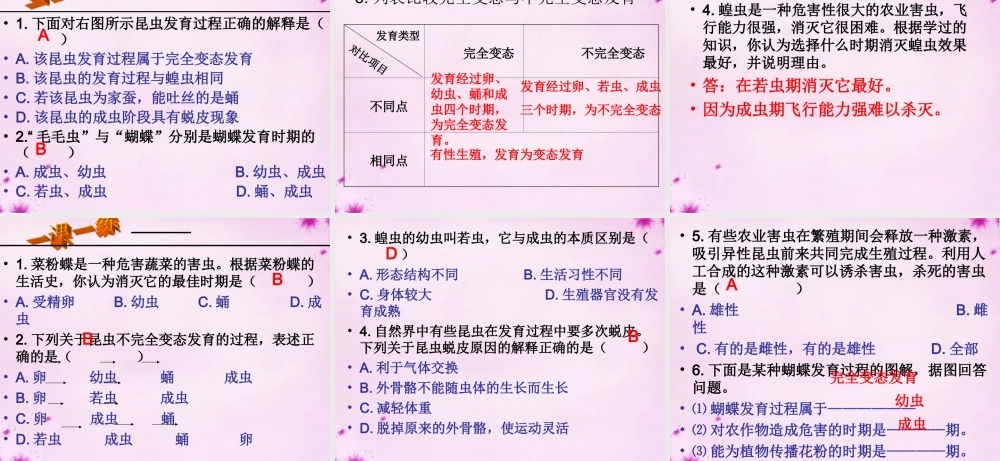 八年级生物上册 第十九章 第二节 动物的生殖和发育课件 北师大版 课件