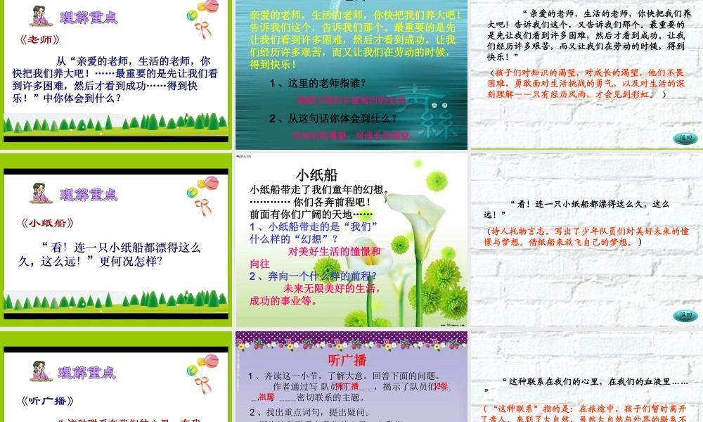 少年旅行队课件