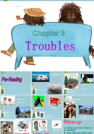 七年级英语上册 Chapter 3 Troubles全单元课件 牛津深圳版 课件