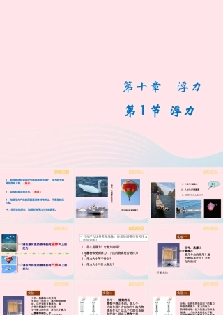 八年级物理下册 10.1浮力课件 (新版)新人教版 课件