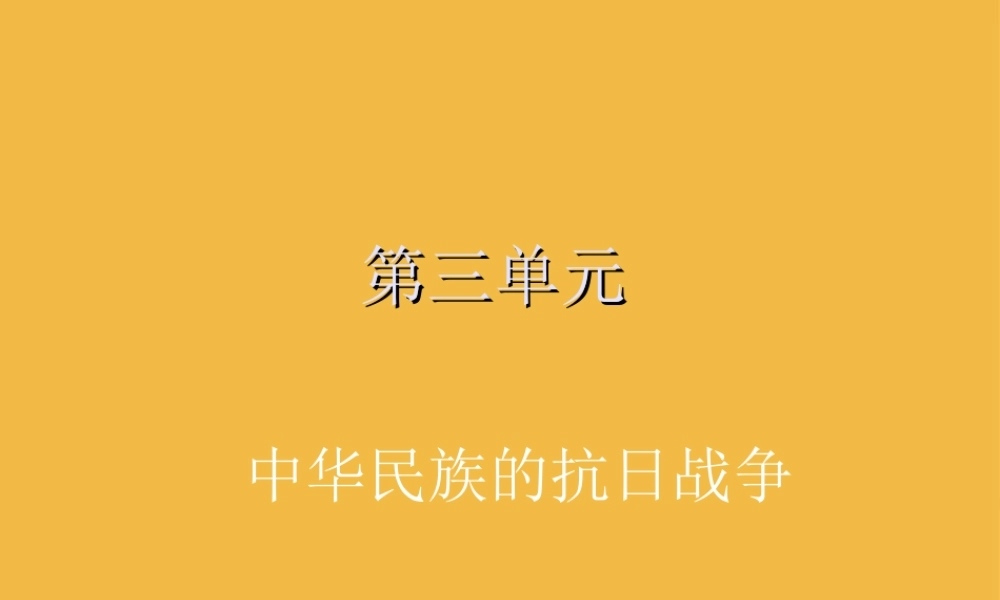 八年级历史上册 第十二课民族危机空前严重课件 华东师大版 课件