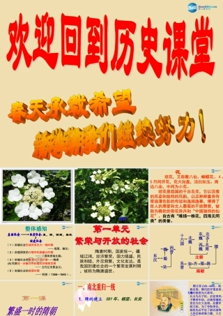 中学七年级历史下册 1 繁盛一时的隋朝课件 新人教版 课件