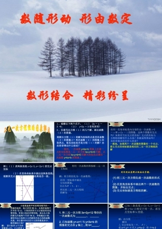 八年级数学 图象解法课件