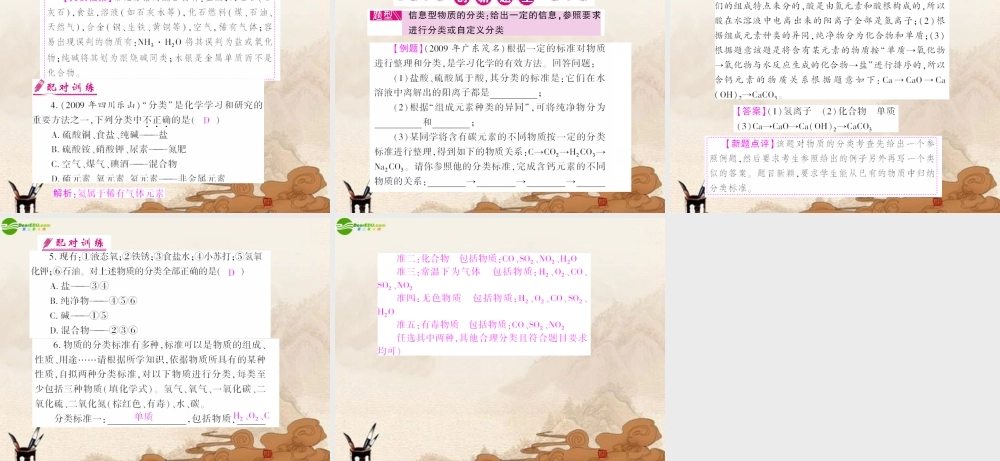 中考化学 物质的多样性复习课件 鲁教版 课件