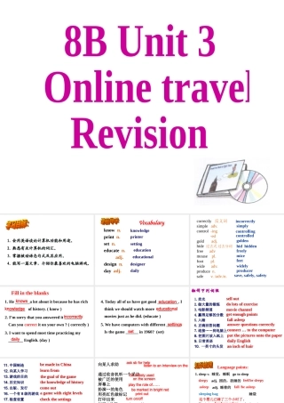 牛津版初中英语八年级下Unit3复习课件(共37张PPT)
