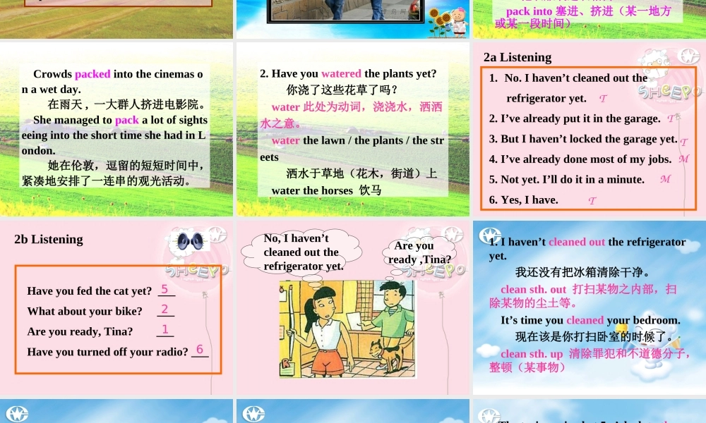 九年级英语Unit14课件 人教新目标版 课件