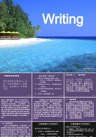 人教版高二英语我的作文 课件