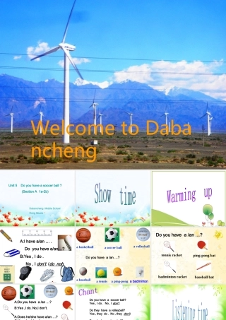 中学七年级英语(Unit5 Do you have a soccer ball)课件