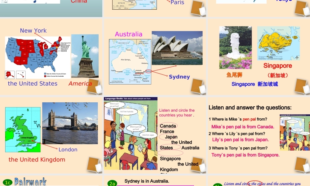 七年级英语 uint1 p1课件 人教新目标版 课件