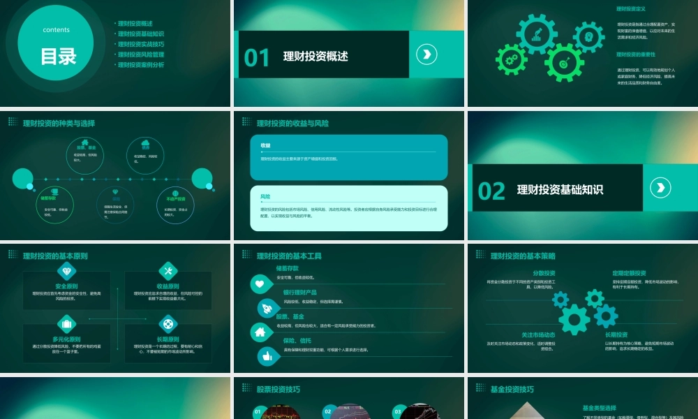 理财投资攻略课件