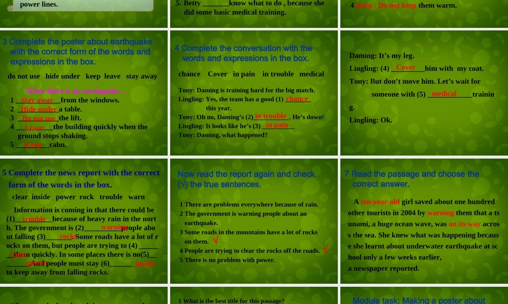 八年级英语上册 Module 12 Unit 3 Language in use课件 (新版)外研版 课件