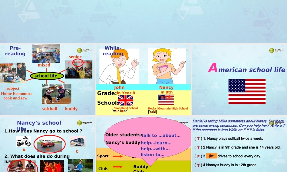 八年级英语上册 Unit 2 School Life Reading课件 牛津版 教案