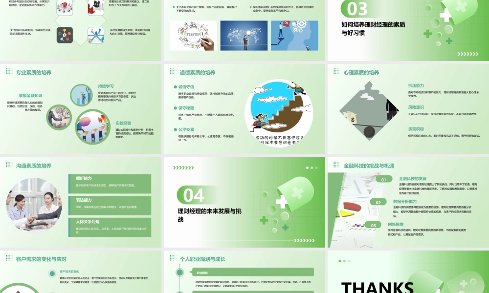 理财经理应具备的素质与成功的好习惯课件