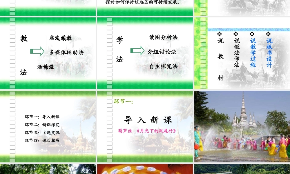 八年级地理 西双版纳课件 新课标人教版 课件