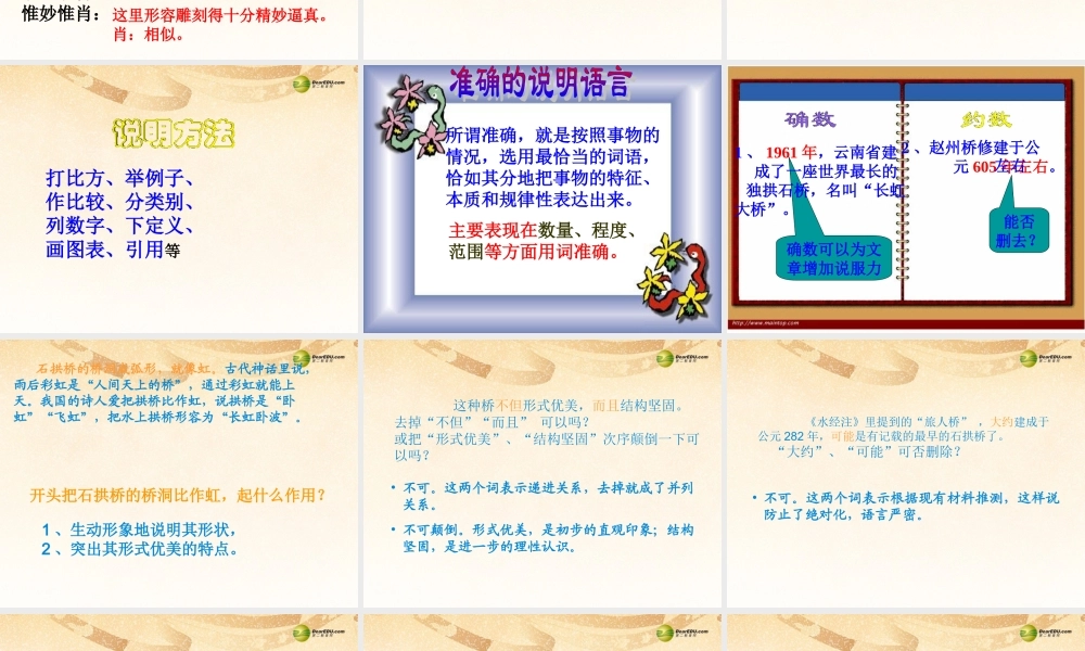 八年级语文上册 第11课(中国石拱桥)课件 新人教版 课件