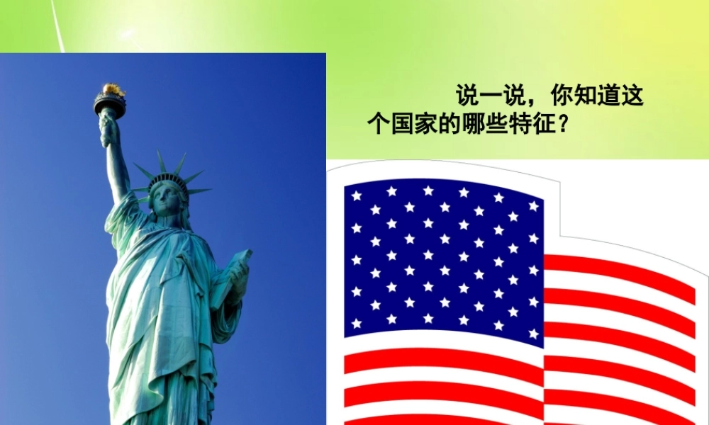 中学七年级地理下册 8.5 美国课件2 湘教版 课件