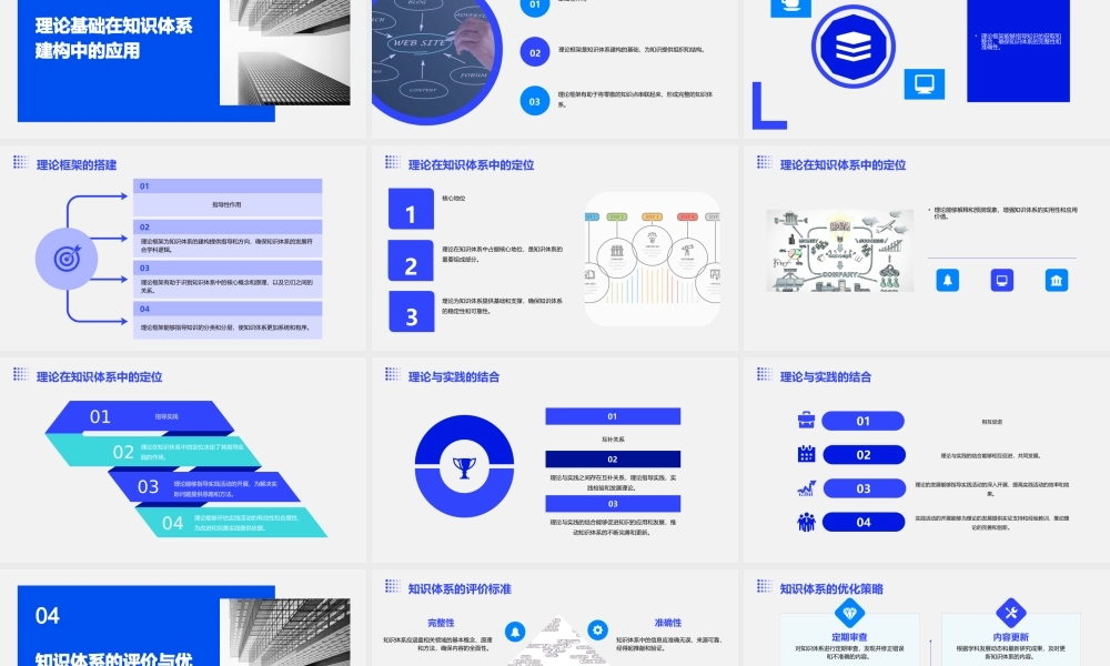 理论基础与知识体系的建构课件