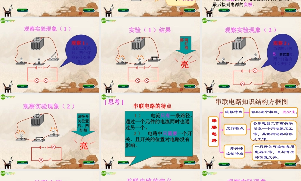 九年级物理 连接串联电路和并联电路课件 沪科版 课件