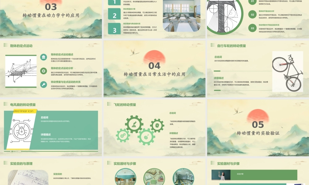 理论力学转动惯量课件