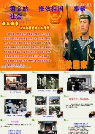 九年级政治(倾力奉献社会-报效祖国 奉献社会)课件1 北师大版 课件