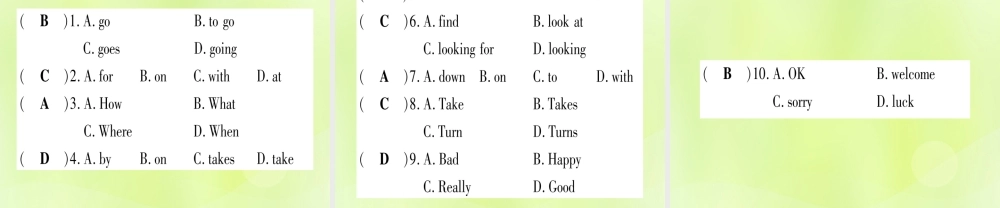 七年级英语上册 Unit 6 Let＇s Go Lesson 31 Let s Go to the Bookstore课件 (新版)冀教版 课件