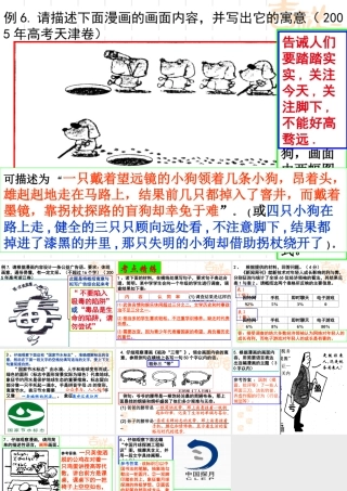 语言表达之图文转换题型课件2