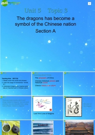 九年级英语下册 Unit 5 Learning about China Topic 3课件 仁爱版 课件