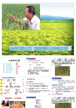 育种专题复习