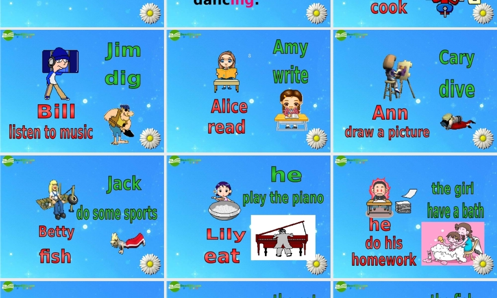 七年级英语上学期 看听学67-68课课件 人教新目标版 课件