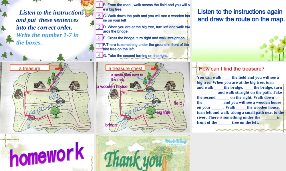 七年级英语Unit3 Finding Your Way 课件牛津版 课件