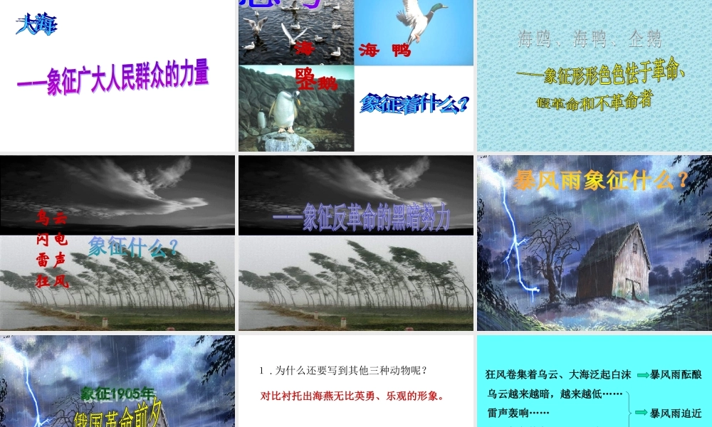 八年级语文海燕新人教版 教案