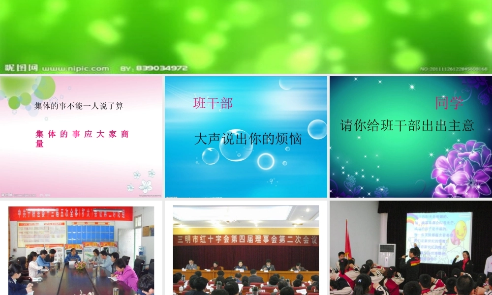 集体的事谁说了算