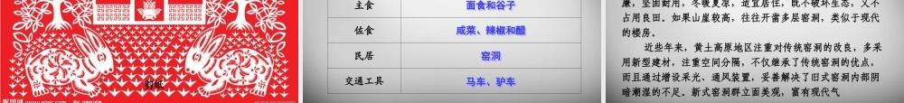 中学八年级地理下册 第八章 第五节 黄土高原的区域发展与居民生活课件 (新版)湘教版 课件