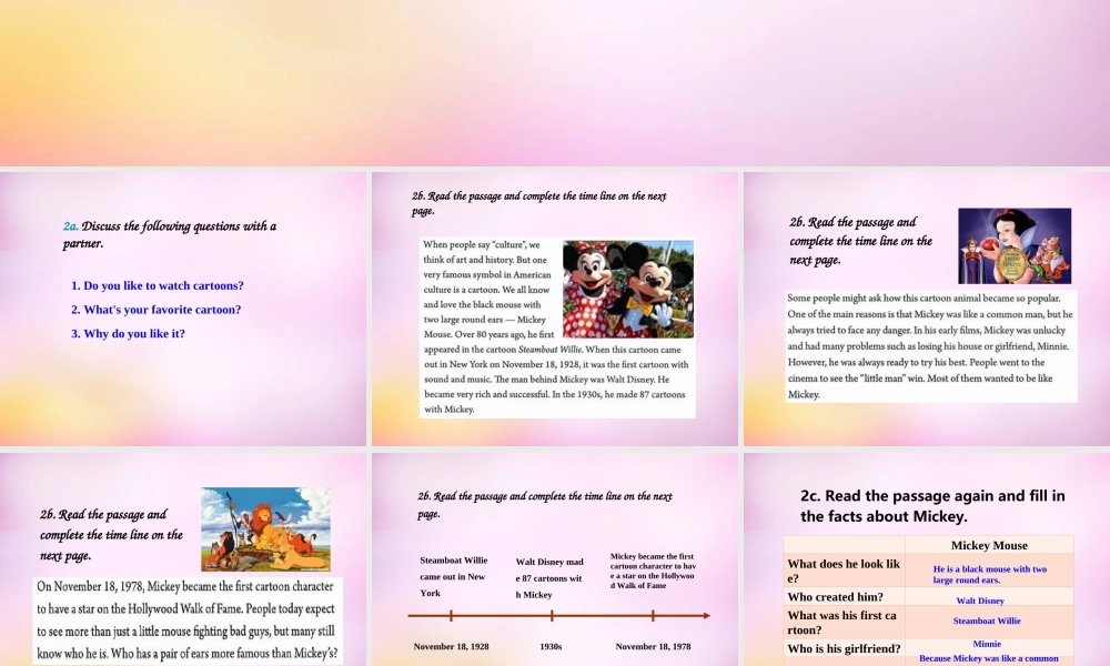 八年级英语上册 Unit 5 Do you want to watch a game show section B(2a 2e)课件 (新版)人教新目标版 课件