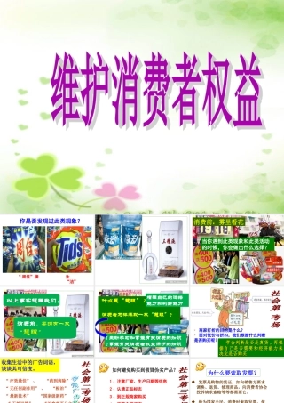 维护消费者权益(1)
