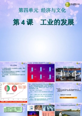八年级地理上册 4.4 工业的发展课件 商务星球版 课件
