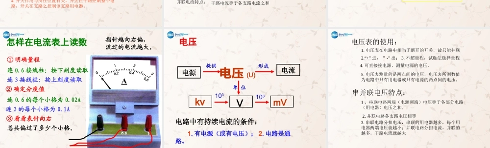 九年级物理全册 第14章了解电路复习课件 (新版)沪科版 课件