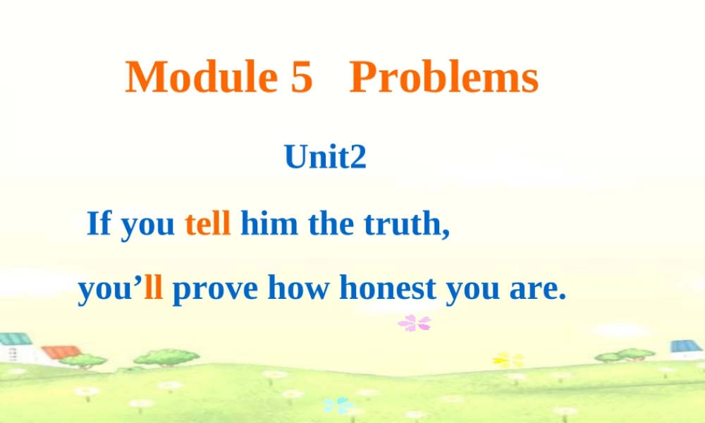 八年级英语下册 Module5uint2 PPT课件 外研版 课件