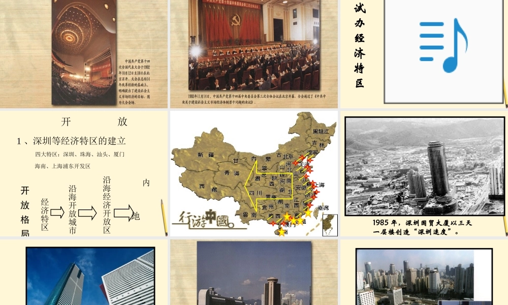 八年级历史下册 3.9(改革开放)课件 人教新课标版  课件