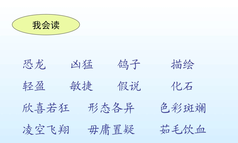 飞向蓝天的恐龙（2）