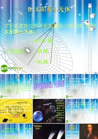 七年级科学上册 第一章第5节太阳系小天体 华师大版 课件