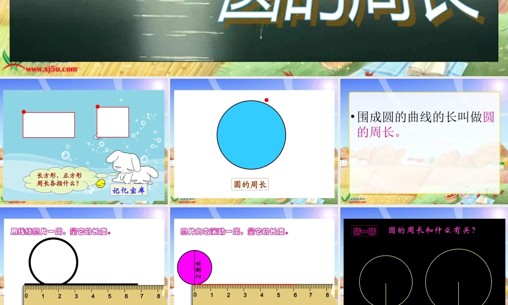 北师大版数学六年级上册《圆的周长》PPT课件