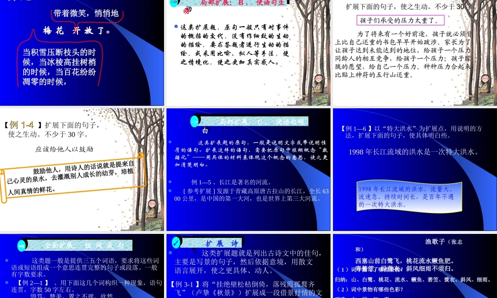 扩展语句 新课标 人教版 课件