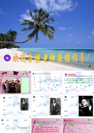 七年级语文下册(一面)课件 苏教版 课件