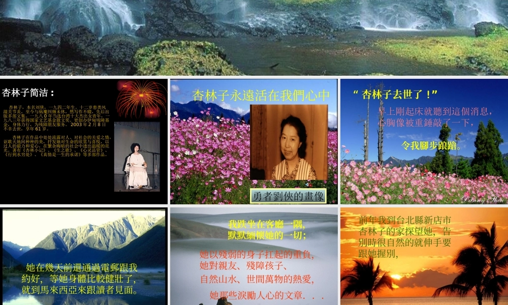 七年级语文上册 第一单元(生命，生命)课件 ppt 课件