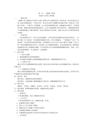 第二节细菌教案