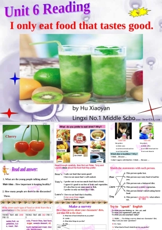 九年级英语Unit6 Reading 课件 人教新目标版 课件