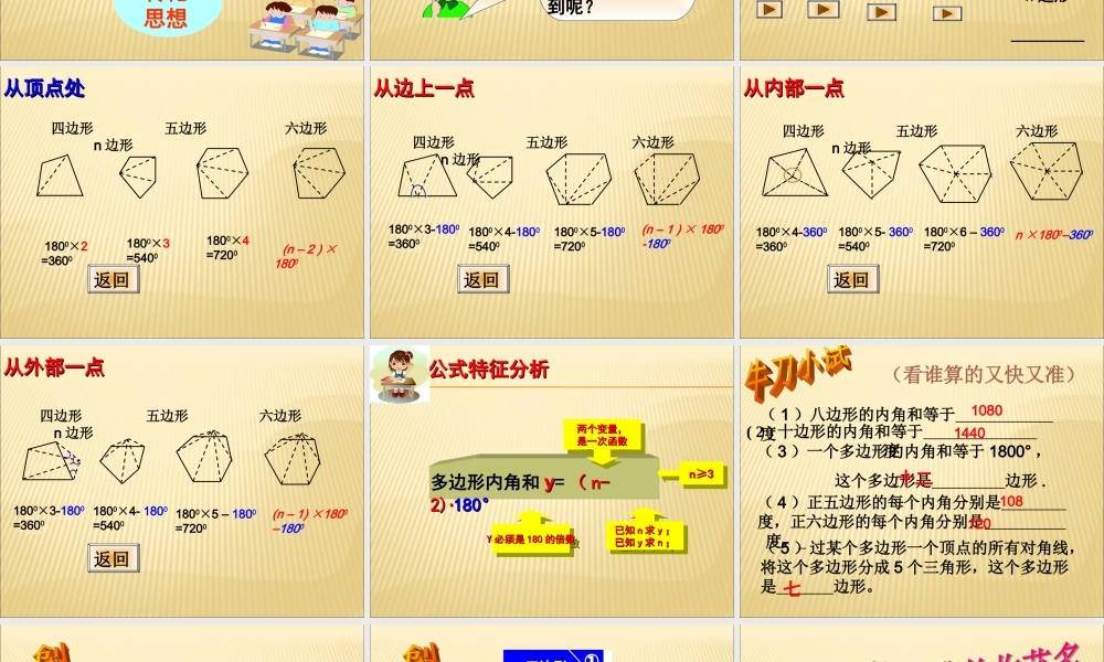 多边形内角和(比赛课)